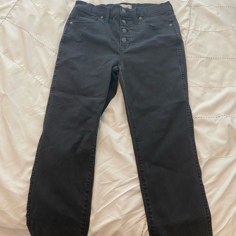 NBW - Madewell Black High Waisted Skinny Jeans